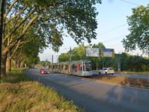 zw Südfriedhof und Hamm, Brückenrampe Fahrtrichtung Neuss