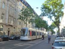 Lichstr zwischen Cranachstr und Bruchstr, Fahrtrichtung Stadtmitte