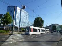 Grafenberger Allee zwischen Sohnstr und Ivo-Beucker-Str, Fahrtrichtung Gerresheim