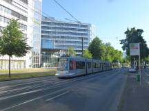 Einfahrt H Schlüterstr, Fahrtrichtung Gerresheim