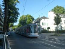 Grafenberger Allee zwischen Gehrtsstr und Simrockstr, Fahrtrichtung Stadtmitte