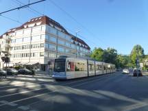 Grafenberger Alle Ecke Geibelstr, Fahrtrichtung Stadtmitte