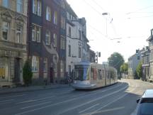 Ludenberger Str zwischen Staufenpl und Pöhlenweg, Fahrtrichtung Gerresheim