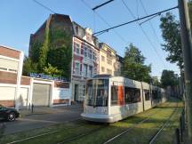 Neusser Str zwischen Düsseldorf und Lorettostr, Fahrtrichtung Stadtmitte