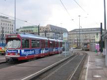 Warteposition Schleife Jan Wellem Platz