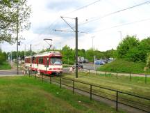 Bahnübergang nähe H Südpark Richtung Universität