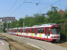 Ankunftshaltestelle Gerresheim Krankenhaus