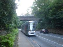 Ludenberg Str unter der Pfeifferbrücke, Fahrtrichtung Gerresheim