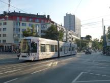 Grafenberger Allee Ecke Lindemannstr, Fahrtrichtung Gerresheim