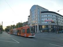 Grafenberger Allee Ecke Lindemannstr, Fahrtrichtung Gerresheim