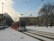 Einfahrt H Jan Wellem Pl, Fahrtrichtung Unterrath