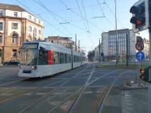 Hüttenstr Ecke Corneliusstr, Fahrtrichtung Unterrath