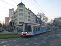 Hüttenstr Ecke Corneliusstr, Fahrtrichtung Eller