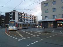 Unterrather Str Ecke Kalkumer Str, Fahrtrichtung Stadtmitte