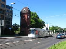 H Schlüterstr mit Turm von Haniel & Lueg