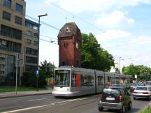 H Schlüterstr mit Turm von Haniel & Lueg