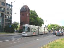 H Schlüterstr mit Turm von Haniel & Lueg