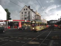 Kreuzung Kettwiger-/Beerenstraße Richtung Universität