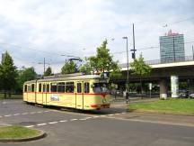 H Landtag/Kniebrücke Richtung Polizeipräsidium