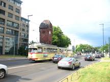 H Schlüterstr mit Turm von Haniel & Lueg