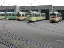 von links: Tw 114 (Bj 1954), Tw 5101 (Bj 1954), Tw 2501 (Bj 1956), Tw 2432 (Bj 1961)