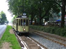 Tw 954 (Bj 1928) auf der Corneliusstr zwischen Herzog- und Hüttenstr