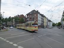 GT8 auf der Corneliusstr Ecke Morsestr