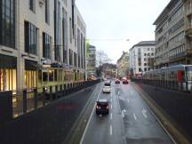 Tw 583 (Bj 1920) in der Elberfelder Str neben der Rampe Kö-Bogen-Tunnel