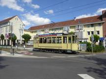 Tw 583 (Bj 1920) am Wallgraben in Gerresheim