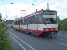 auf der Ritterstr, Fahrtrichtung Rheinstr