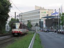 Hansaallee zwischen Lörickerstr und Böhlerstr, Fahrtrichtung Stadtmitte