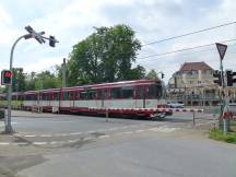 Einfahrt H Meerbusch Büderich Landsknecht, Fahrtrichtung Düsseldorf