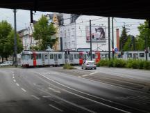 Hildener Str Ecke Heubesstr Nähe Benrath S, Fahrtrichtung Benrath Btf