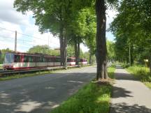 neben der Meerbuscher Str zw Haus Meer und Bovert, Fahrtrichtung Düsseldorf