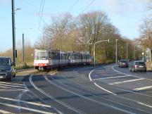 auf der Bonnerstr vor H Schöne Aussicht, Fahrtrichtung Benrath Btf