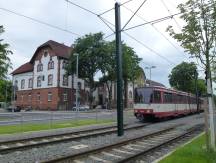 Hansaallee Ecke Ria-Thiele-Str, Ausfahrt H Rheinbahnhaus