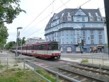 Hansaallee Ecke Niederkasseler Kirchweg, Fahrtrichtung Meerbusch