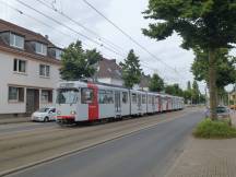 Heerdter Landstr Ecke Knechtstedenstr, Fahrtrichtung Neuss