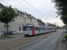 Heerdter Landstr zwischen Benediktusstr und Heesenstr, Fahrtrichtung Stadtmitte