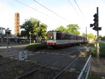 Einfahrt H Lohweg, Fahrtrichtung Krefeld