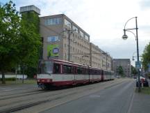 Hansastr zwischen Krefeld Hbf und Siemensstr, Fahrtrichtung Düsseldorf