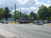 Voltastr Ecke Ritterstr, Fahrtrichtung Düsseldorf