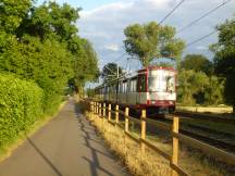 zwischen Kamperweg und Hoterheide in Meerbusch, Fahrtrichtung Krefeld