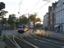 Ausfahrt H Belsenpl, Fahrtrichtung Stadtmitte