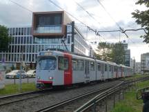 Hansaallee auf Höhe Ausfahrt der Schleife Oberkassel