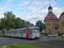 Einfahrt H Belsenpl, im Hintergrund der alte Bf Oberkassel