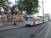 Einfahrt H Belsenpl, im Hintergrund der alte Bf Oberkassel