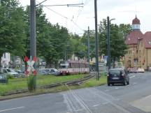 Hansaallee auf Höhe Ausfahrt der Schleife Oberkassel