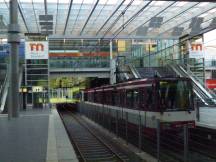 Ausstiegshaltestelle Endstelle Arena / Messe Nord