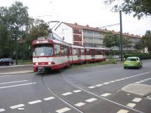 GT8SU auf der Linie 701 - Einfahrt in die Schleife Holthausen